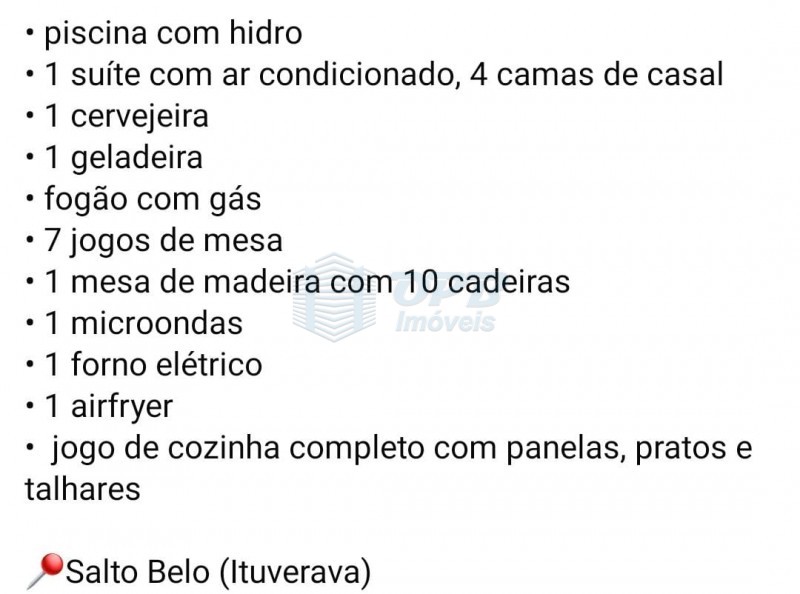 OPB Imóveis | Imobiliária em Ribeirão Preto | SP - Edicula - SALTO BELO - ITUVERAVA